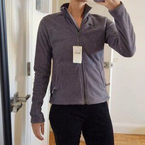 NWT Rossignol Park City Charcoal Gray Fleece Jacket, Size Medium
